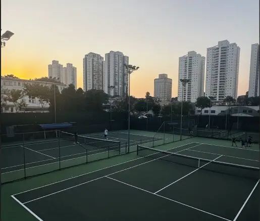 Quadras de Tênis Foto de apresentação da Infraestrutura da Tennis Square